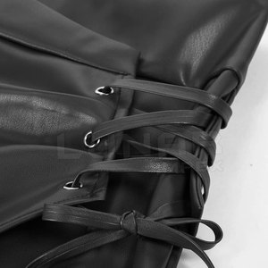 Jupe en cuir épaisse de haute qualité pour femme, vêtement d'hiver décontracté - Product Image 5