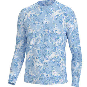 Jersey de manga larga de rendimiento unisex, diseño personalizado, Top de pesca de secado rápido, capucha de poliéster con protección UV transpirable, nuevo diseño - Product Image 5