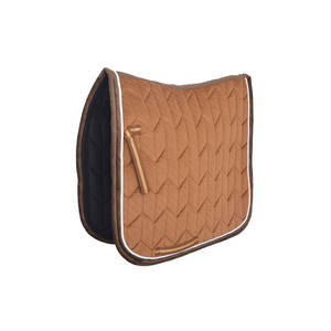 Tapis de selle polyvalent de style occidental Doublure en polycoton avec coque en cuir Fournisseur indien Équipement de dressage et d'équitation - Product Image 1