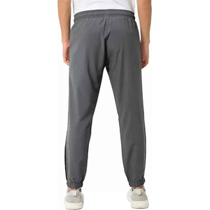 Pantalon de survêtement vert en polyester pour homme, taille élastique, poches latérales, décontracté, léger, idéal pour le printemps - Product Image 5