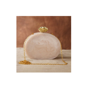 Most Selling Luxury Design Resin <b>Clutch</b> Wedding Gift Party Hand <b>Clutch</b> with Beautiful Decoration Excellent - Product Image 1