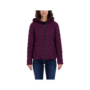 Manteau parka moderne pour femmes-Veste d'hiver longue isolée avec taille réglable et capuche amovible, élégant pour un usage quotidien - Product Image 1