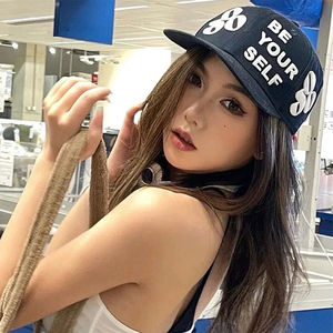 Nouveau unisexe 3D lettres brodées chapeaux de Baseball respirant américain rue parasol Hardtop casquette à visière polyvalent mode Hip Hop - Product Image 4