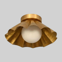 Plafonnier Spoutnik Mid Century en laiton fabriqué à la main avec globes en verre éclairage moderne rétro élégant pour la maison