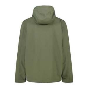 Nuevo servicio personalizado OEM logotipo personalizado hombres invierno Softshell chaqueta soporte cremallera impermeable a prueba de viento transpirable OEM fabricante - Product Image 2