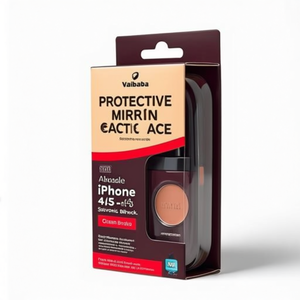 Funda protectora con espejo para Apple iPhone 4/4S - Paquete al por mayor plateado - Product Image 2