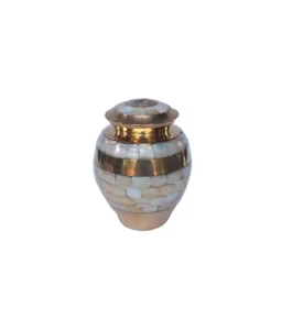 Urne de crémation pour animaux de compagnie en aluminium fini argent pour les cendres funéraires de compagnon tenant des urnes disponibles au prix le plus bas - Product Image 4