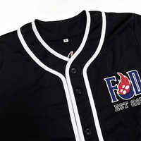 Jersey bisbol desain kustom gaya baru pakaian Softball tim bordir sublimasi ukuran ekstra besar sejuk jaring uniseks