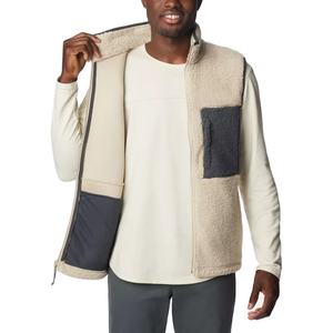 Chaleco de lana de Sherpa ultrasuave para hombre, ropa deportiva informal, chaleco transpirable, trabajo de invierno, carcasa de Cachemira, ropa exterior a prueba de viento - Product Image 3