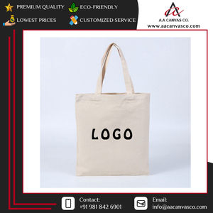 Proveedor y Exportador de India de Bolsas de Compras de Lona de Algodón con Diseño Moderno y Logotipo Personalizado a un Precio de Mercado Accesible - Product Image 2