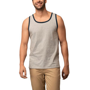 Magliette da uomo in stile <span class=keywords><strong>Rock</strong></span> personalizzate da corsa taglie forti canotte da uomo in cotone per Bodybuilding e muscoli senza maniche - Product Image 6