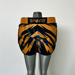 Shorts de MMA Personalizados, Elásticos, Ligeros y Transpirables para Mujer, de Secado Rápido, Cintura Alta, para Muay Thai, Boxeo, Gimnasio, Artes Marciales, 2 en 1 - Product Image 2