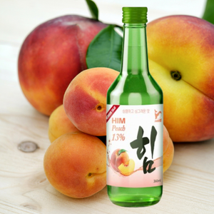 Soju Glass Bottle Reasonable Price Peach Flavor <b>Drink</b> Directly Wholesale Traditional Korean <b>Drink</b> Vietnam Manufacturer - Product Image 1