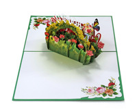 Nuevo regalo para el día de la madre con tarjeta de felicitación emergente 3D para mamá y abuela-Tarjeta emergente 3D personalizada