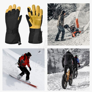 Nueva llegada Venta al por mayor Guantes de esquí Color sólido Guantes de esquí casuales Ropa de seguridad deportiva Guantes de esquí - Product Image 5