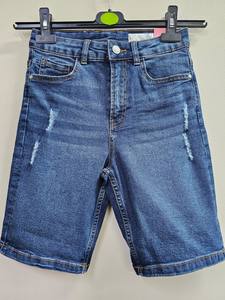 Bermuda respirant en coton tissé pour garçons, bermuda écologique, tendance d'été, vintage, décontracté, motif uni pour enfants, nouvel arrivage - Product Image 5