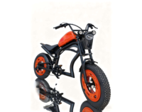 Sepeda Motor Listrik Gaya Chopper |   Motor Listrik 500W dengan Starter Tanpa Kunci |   Sepeda Listrik Vintage Cruiser Ban Tebal <40km/jam