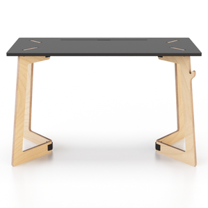 KRY-001-002 Design italiano moderno convertibile modulare scrivania per ufficio Executive tessuto di betulla compensato Valchromat colorato Mdf - Product Image 3