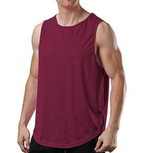 เสื้อกล้ามระบายอากาศลำลองสำหรับผู้ชายใส่สบายโลโก้แบบถักทอแบบถัก - Product Image 1