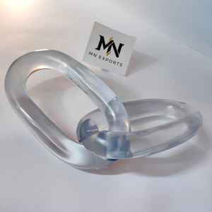 Chaînes en résine transparente colorées de grande taille pour la décoration murale en DIY, accessoires de rideaux de séparation de pièce, Diwali - Product Image 2