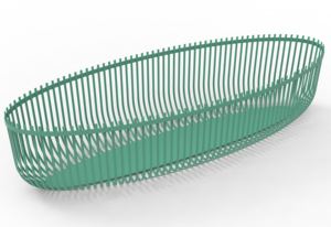 Corbeille à fruits en fil d'acier inoxydable de qualité supérieure Treillis métallique élégant Couleur argent Poli brillant ou mat Corbeille à fruits de luxe d'aspect premium - Product Image 6