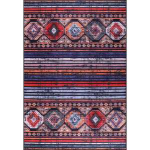 Tapis Depot Enfants Tapis de sol Géométrique Noir & Blanc Patchwork Design Tapis Lavable 1336 - Product Image 1