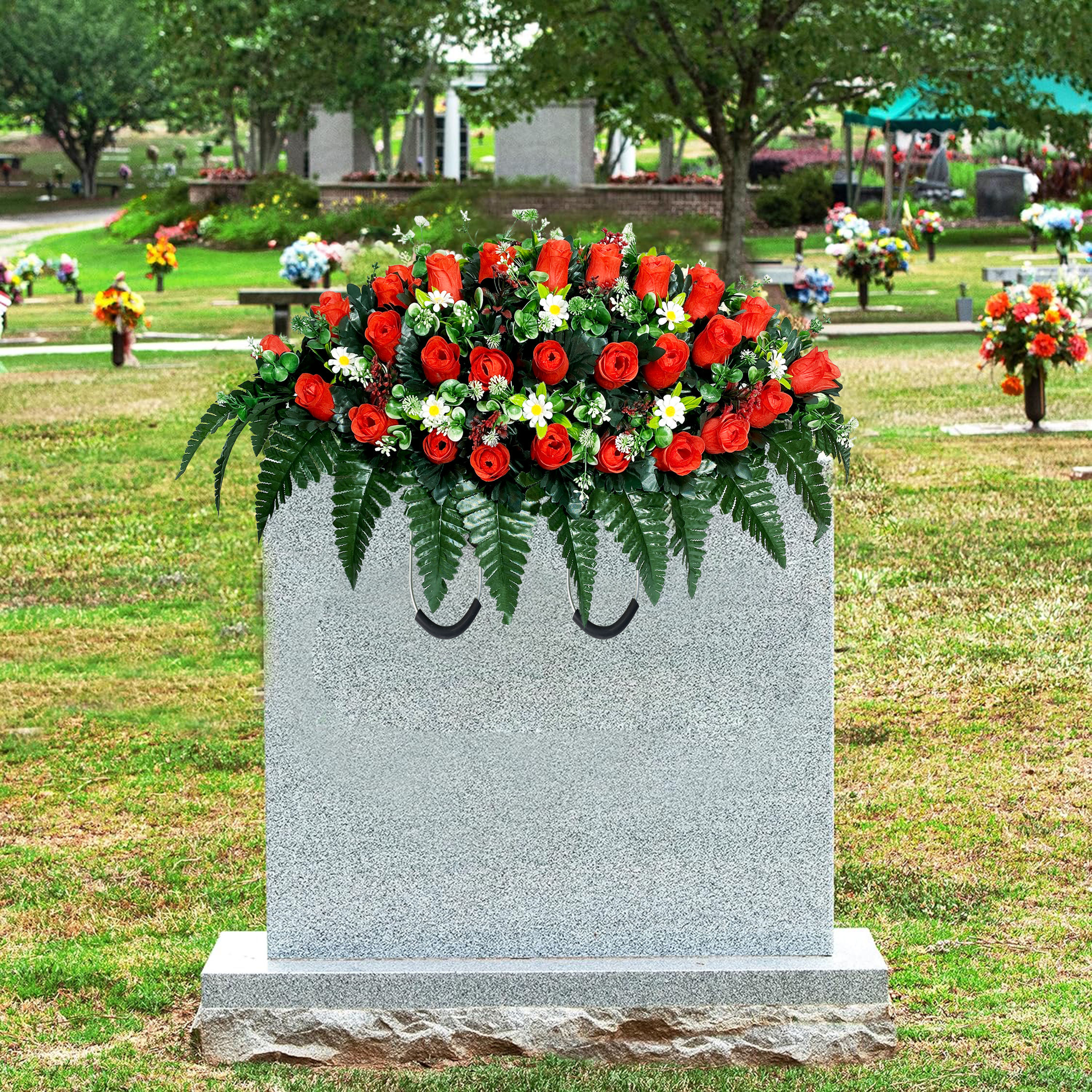 Headstone Father's Day Cemetery Flowers Transform Your Space