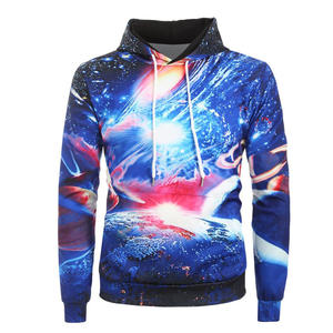 Vente en gros 100% polyester grande taille hommes sweats à capuche meilleur design sublimation personnalisable motif imprimé sweats à capuche colorés - Product Image 1