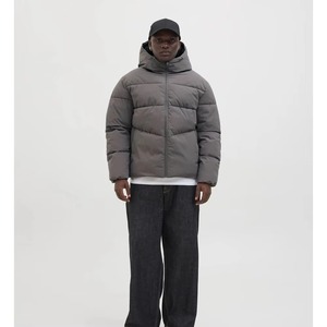 Veste matelassée épaisse imperméable pour homme avec logo sur le devant, décontractée, pour l'hiver - Product Image 6