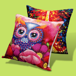5D diamante pintura funda <span class=keywords><strong>de</strong></span> almohada gato animales diamantes <span class=keywords><strong>de</strong></span> imitación imágenes bordado DIY <span class=keywords><strong>punto</strong></span> <span class=keywords><strong>de</strong></span> <span class=keywords><strong>cruz</strong></span> funda <span class=keywords><strong>de</strong></span> cojín - Product Image 4