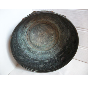 Cuenco de cobre de diseño Floral Premium, motivo tradicional, exhibición decorativa para REGALOS FESTIVOS, precio al por mayor - Product Image 5