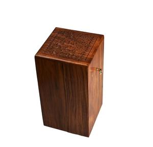 Handcrafted Wooden Urns for <b>Ashes</b> Engraved Rosewood Urn for Human <b>Ashes</b> Funeral Pet Urns for <b>Dogs</b> Wooden <b>Box</b> - Product Image 3