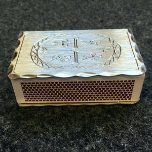 Boîte à allumettes de luxe en laiton avec couvercle métallique, logo gravé, taille et forme personnalisées, vente en gros, approvisionnement en usine - Product Image 1