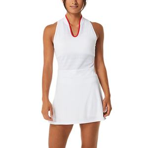 Uniforme deportivo informal transpirable con falda de tenis blanca personalizable con flexibilidad de diseño completo - Product Image 1