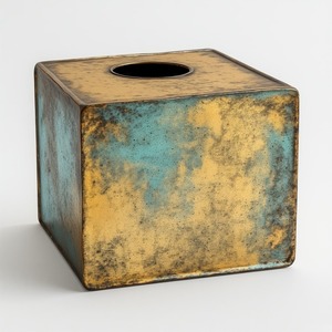 Boîte à mouchoirs en métal décorative classique avec couleur et taille personnalisables, fabriquée à la main pour des maisons élégantes, durable et fiable - Product Image 5