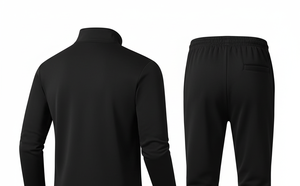 ชุดกีฬาแฟชั่นมีฮู้ด | เสื้อผ้าฝ้าย100% คุณภาพระดับพรีเมียมระบายอากาศได้ดีป้องกันแบคทีเรียดีไซน์ตามสั่ง - Product Image 4