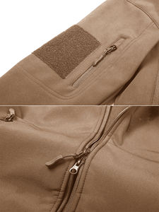 Chaqueta Softshell para hombre gris precio barato color agradable para la temporada de invierno chaquetas tácticas, abrigos y chaquetas de abrigo para hombre OEM - Product Image 5