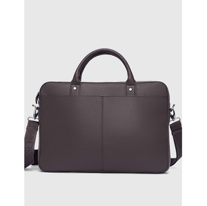 Sac pour ordinateur portable en cuir véritable intemporel, fabriqué à partir de cuir 100% pur, avec une structure élégante et un intérieur bien organisé - Product Image 4
