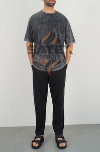 เสื้อยืดผู้ชายสั่งทำพิเศษ ผ้าฝ้าย 100% ทรงปกติ ล้างสีแบบแอซิด พิมพ์ลายดิจิทัล ความยาวสั้น แห้งเร็ว ระบายอากาศได้ดี เป็นมิตรต่อสิ่งแวดล้อม - Product Image 3