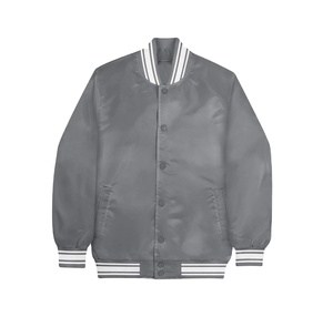 Chaqueta Varsity de Lona de Primera Calidad 2025, Chaqueta de Béisbol Universitaria para Hombre, con Capucha, Transpirable, con Logotipo Personalizado Bordado en la Parte Delantera - Product Image 5