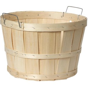 Panier en bois vietnamien, vente en gros, emballage de rangement, panier en bois, caisse ronde en bois avec couvercle, panier en crabe - Product Image 1