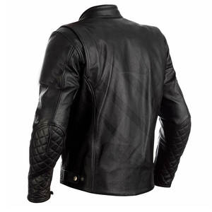 Chaqueta de moto de cuero transpirable para hombre de diseño personalizado para ropa de carreras de invierno informal - Product Image 2