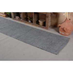 พรมขน12.1ft สีเทาแบบมินิมอลพรมขนนุ่มสี่เหลี่ยมลายเย็บปะแบบตุรกีวินเทจสำหรับทางเข้าทางเข้า10มม. - Product Image 4