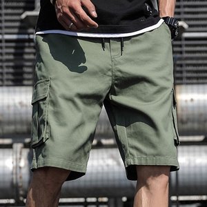 Shorts cargo pour homme de haute qualité, doublés, multi-poches, mode, décontractés, travail, mélange coton/polyester, séchage rapide, respirant | - Product Image 2