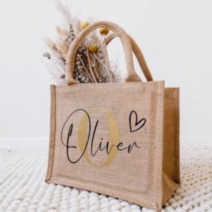 กระเป๋าผ้าลูกไม้ปอกระเจา 100% เป็นมิตรกับสิ่งแวดล้อม ขายส่ง สไตล์เรโทร ซักได้ พับเก็บได้ แข็งแรง ทนทาน มีเชือกผูก ใช้เป็นกระเป๋าช้อปปิ้งหรือหุ้มเบาะได้ - Product Image 2