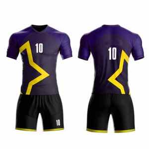 Uniforme de poliéster 100% de fútbol con diseño de logotipo personalizado más vendido a la venta - Product Image 2