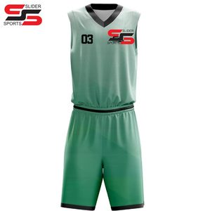 Kit d'uniforme de l'équipe de basket-ball à vente rapide avec maillot de basket-ball brodé et ensemble short - Product Image 4