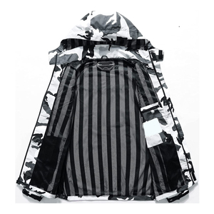 แจ็กเก็ตกันลม2025สำหรับผู้ชายเสื้อคลุมกันลมตัดกันดีไซน์ล่าสุดชุดลำลองดีไซน์ใหม่ - Product Image 2