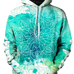 Personalizar diseño elegante sudaderas con capucha de alta calidad 3D impreso pulóver 100% algodón sudaderas con capucha al por mayor para mujer - Product Image 6