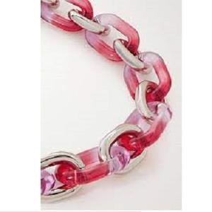 Nouvelle chaîne en acrylique, accessoires de sac polyvalents, chaîne en résine pour sac féminin, bandoulière, sac tendance, chaîne en acrylique de couleur - Product Image 1